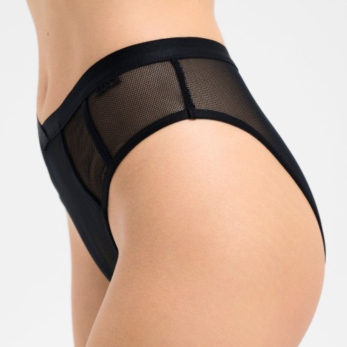 Lisca Mesh noir slip