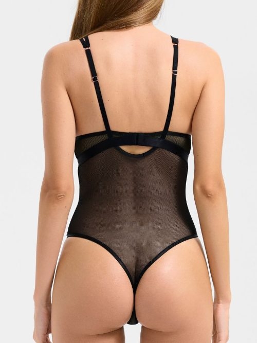 Lisca Mesh noir corselet