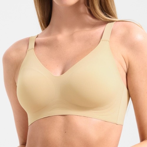 Lisca My Silhouette warm taupe soutien-gorge sans armatures en dentelle
