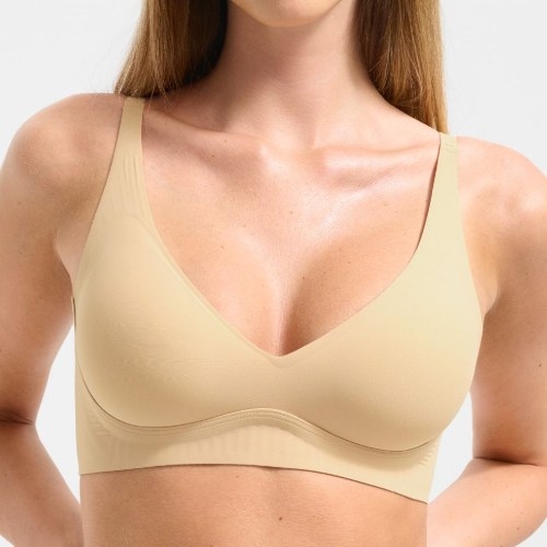 Lisca My Silhouette warm taupe soutien-gorge sans armatures en dentelle