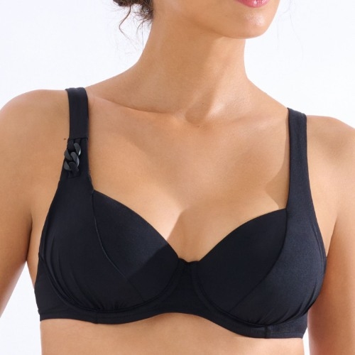 Maillots de bain Lisca Palma noir soutien-gorge bikini corbeille