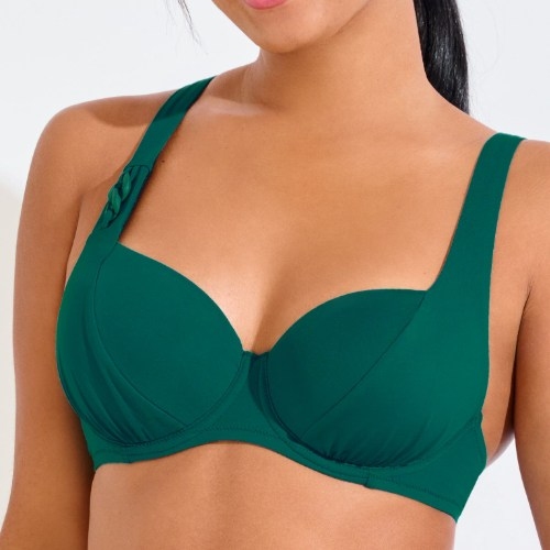 Maillots de bain Lisca Palma vert soutien-gorge bikini corbeille