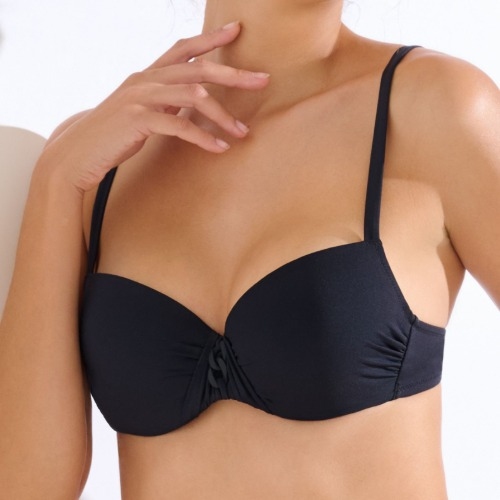 Maillots de bain Lisca Palma noir haut de bikini préformé