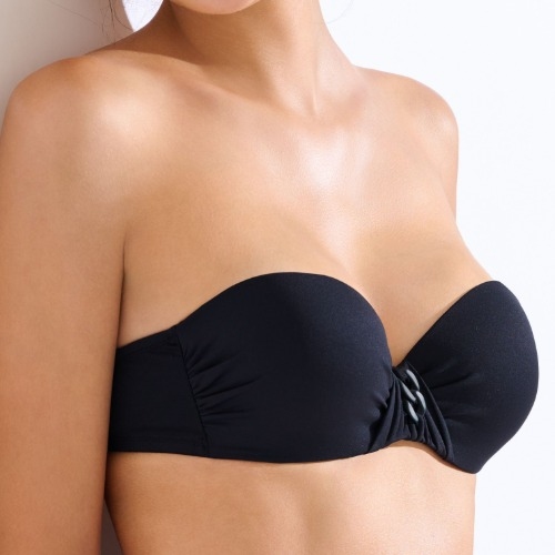 Maillots de bain Lisca Palma noir haut de bikini préformé