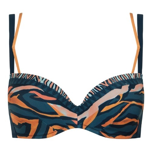 Maillots de bain Lisca Tanzania bleu soutien-gorge bikini corbeille