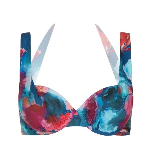 Maillots de bain Lisca Roma bleu haut de bikini préformé