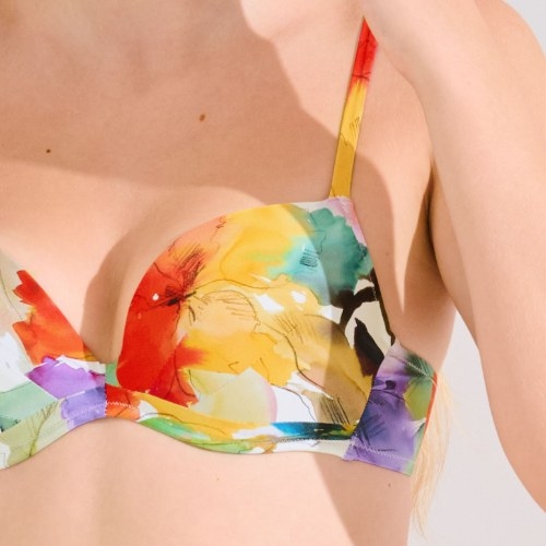 Maillots de bain Lisca Roma blanc bikinitop push up