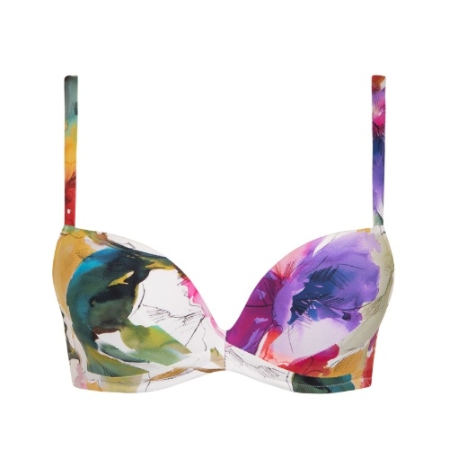 Maillots de bain Lisca Roma blanc bikinitop push up