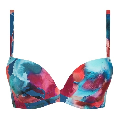 Maillots de bain Lisca Roma bleu haut de bikini préformé