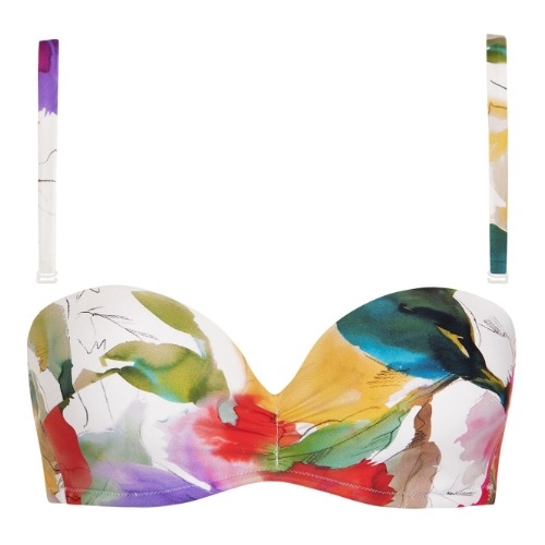 Maillots de bain Lisca Roma blanc soutien-gorge bikini corbeille