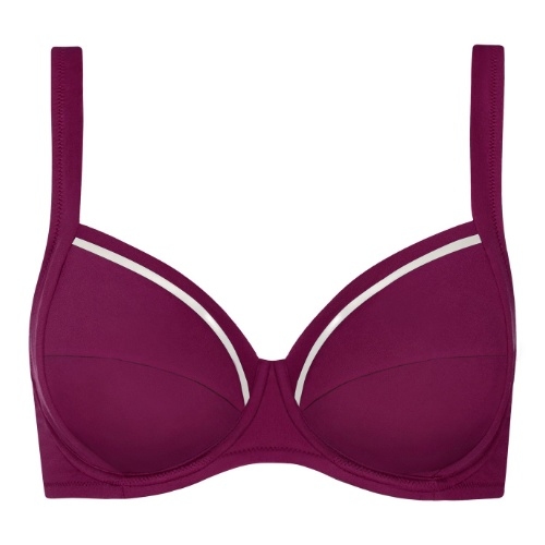 Maillots de bain Lisca Uvita bordeaux soutien-gorge bikini corbeille