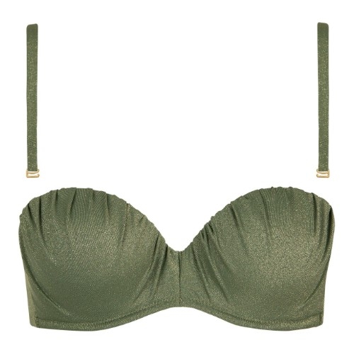 Maillots de bain Lisca Imperia vert olive haut de bikini préformé
