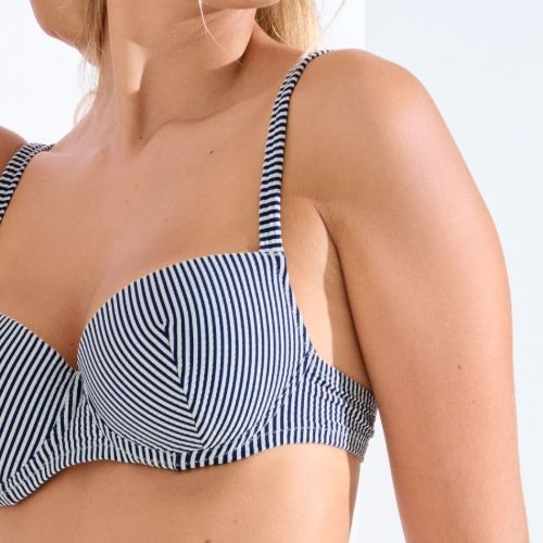 Maillots de bain Lisca Lascari bleu haut de bikini préformé