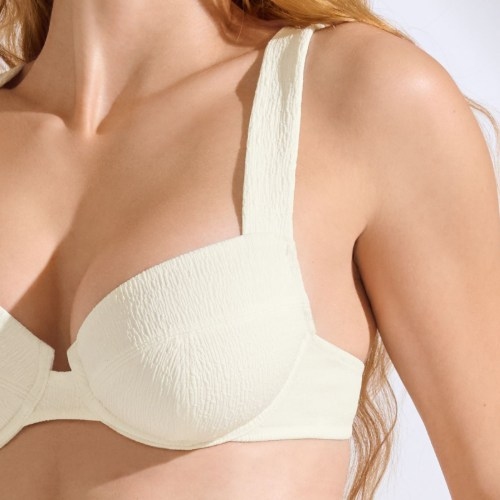 Maillots de bain Lisca Malaga crème soutien-gorge bikini corbeille
