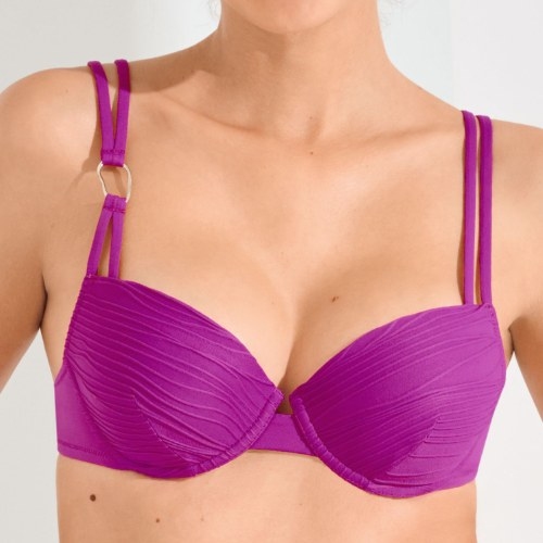 Maillots de bain Lisca Sorrento fuchsia haut de bikini préformé