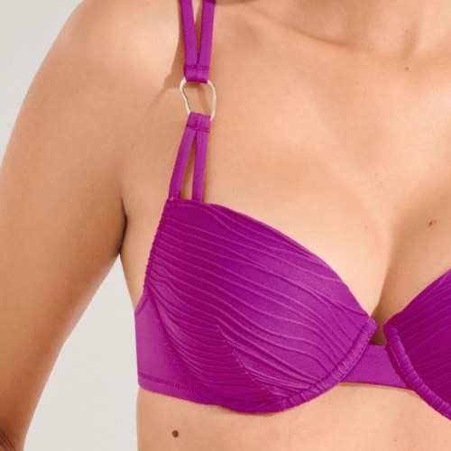 Maillots de bain Lisca Sorrento fuchsia haut de bikini préformé