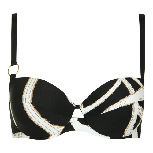 Maillots de bain Lisca Honolulu noir haut de bikini préformé