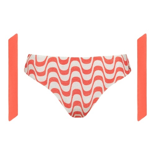 Maillots de bain Lisca Iceland corail slip de bikini