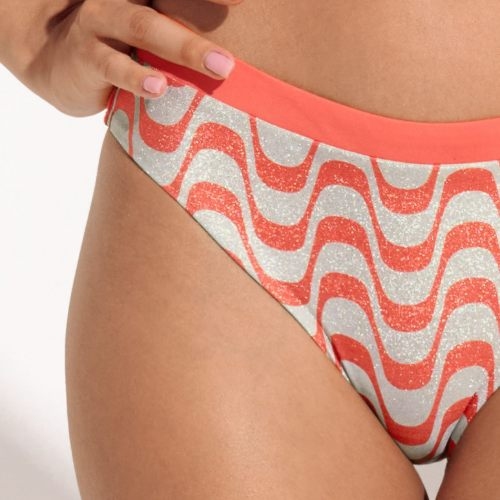 Maillots de bain Lisca Iceland corail slip de bikini