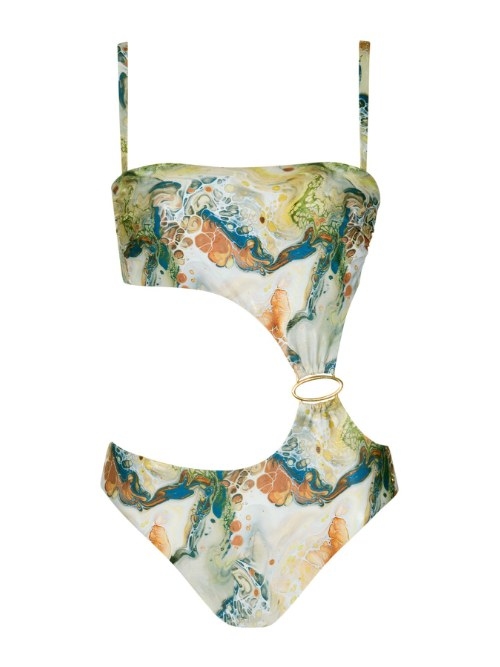 Maillots de bain Lisca Indonesia vert olive maillot de bain