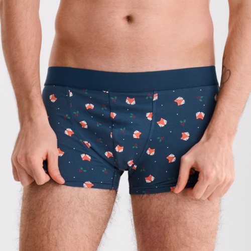 Lisca Heren Merry bleu marine boxer