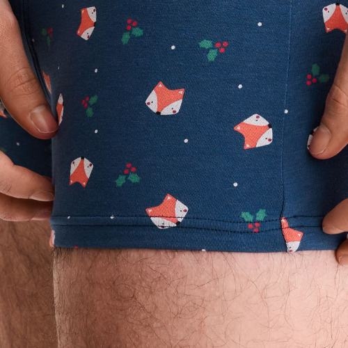 Lisca Heren Merry bleu marine boxer