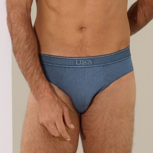 Lisca Heren Zeus bleu slip pour hommes