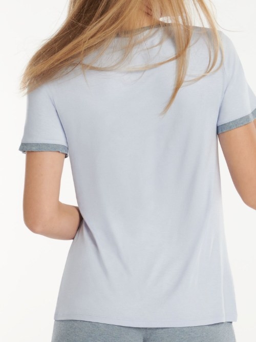 Lisca Nachtmode Laura bleu glacier chemise de nuit
