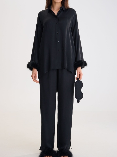 Lisca Nachtmode Passion noir pyjama