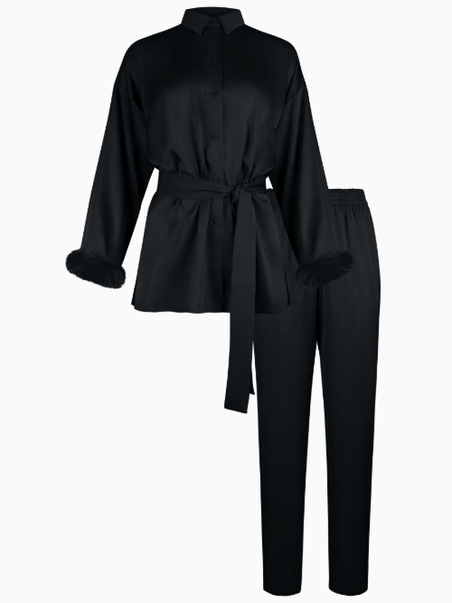 Lisca Nachtmode Passion noir pyjama