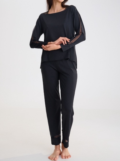 Lisca Nachtmode Adventure noir pyjama