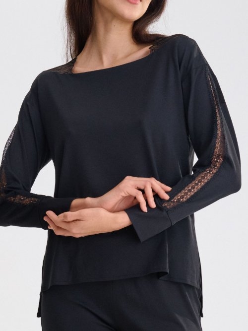 Lisca Nachtmode Adventure noir pyjama