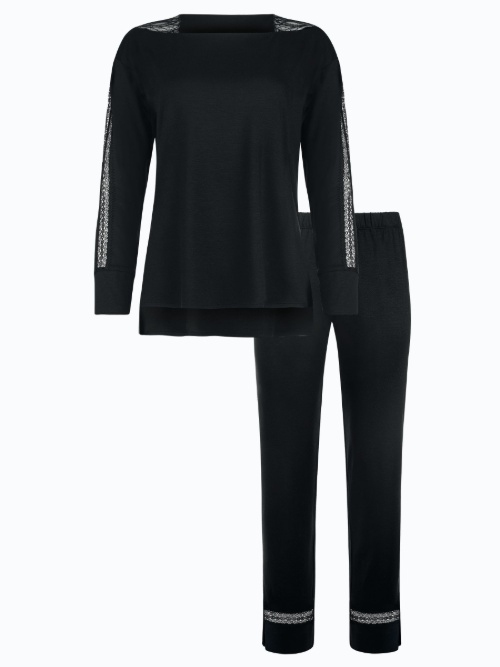 Lisca Nachtmode Adventure noir pyjama