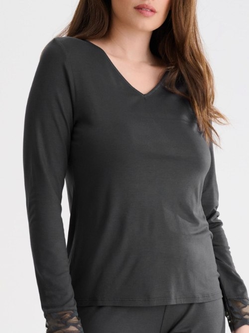 Lisca Nachtmode Ruth gris pyjama
