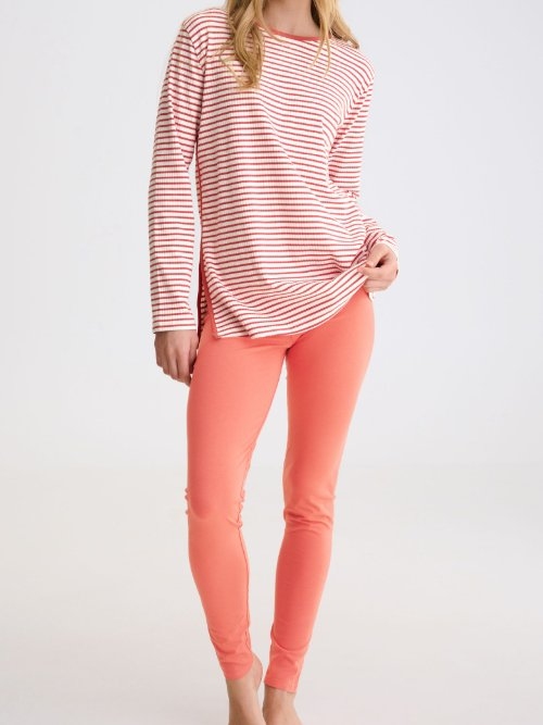 Lisca Nachtmode Infinity corail pyjama
