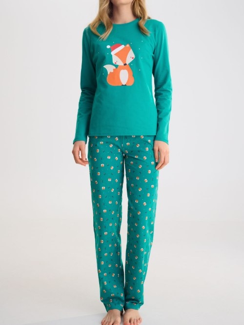 Lisca Nachtmode Foxy vert pyjama