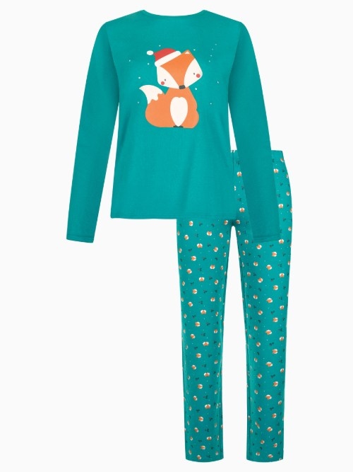 Lisca Nachtmode Foxy vert pyjama