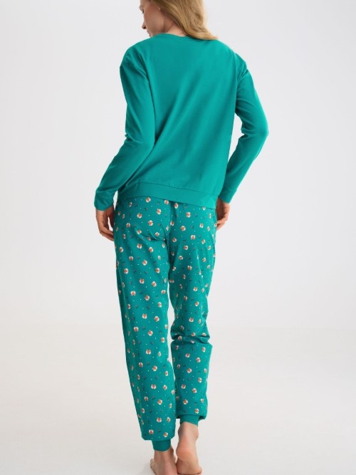 Lisca Nachtmode Foxy vert pyjama