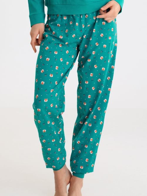 Lisca Nachtmode Foxy vert pyjama