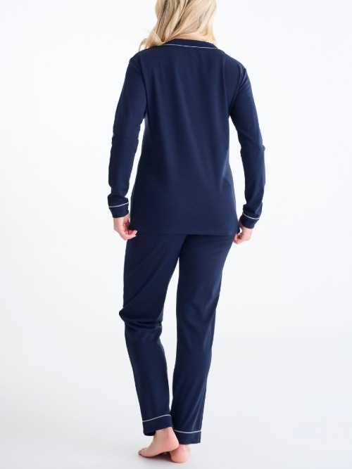 Lisca Nachtmode Tara bleu marine pyjama