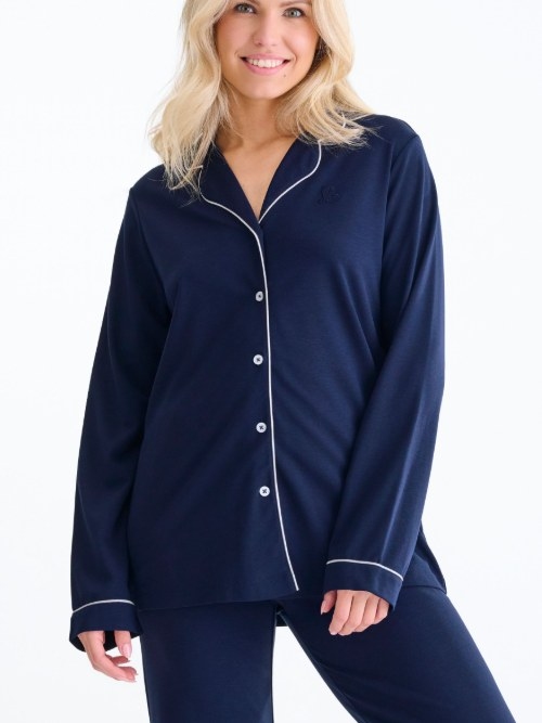 Lisca Nachtmode Tara bleu marine pyjama