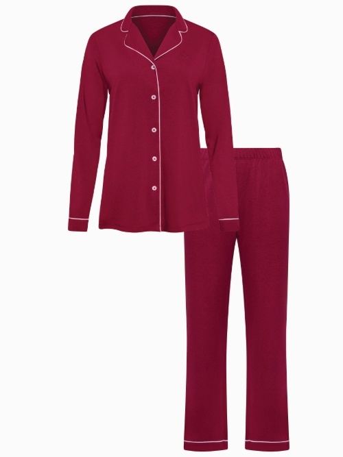 Lisca Nachtmode Tara rouge pyjama