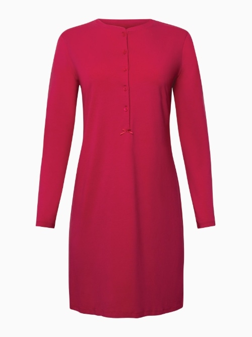 Lisca Nachtmode Cosy Nights cherry crimson chemise de nuit