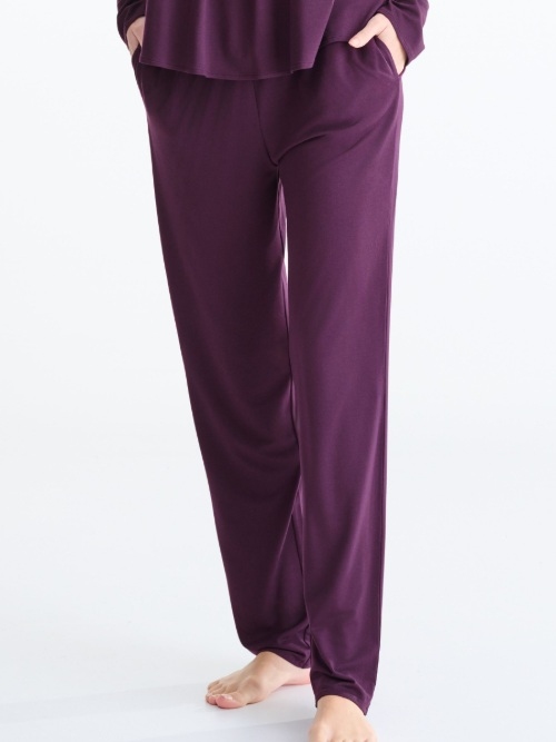 Lisca Nachtmode Velvet violet pyjama