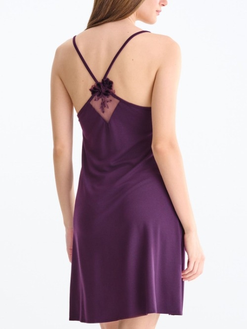Lisca Nachtmode Velvet violet chemise de nuit