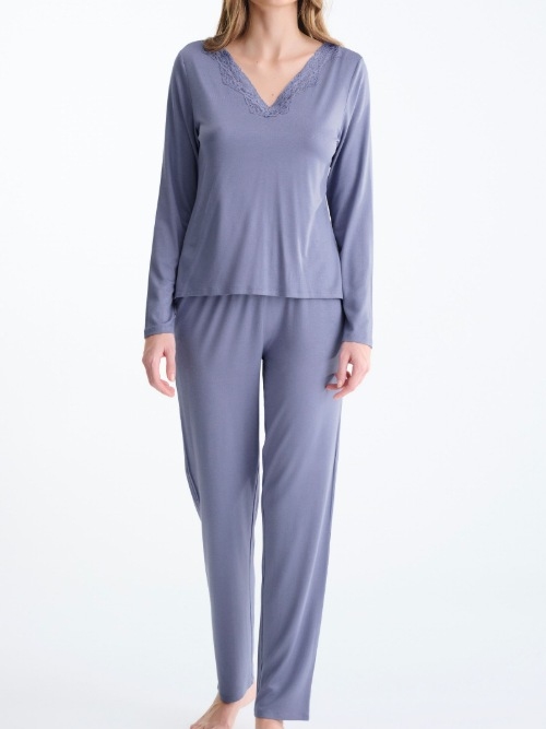Lisca Nachtmode Tania lavande pyjama