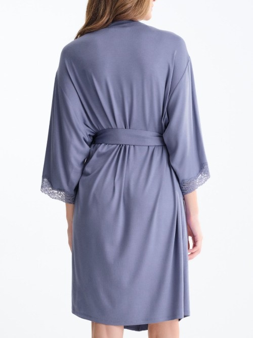 Lisca Nachtmode Tania lavande kimono