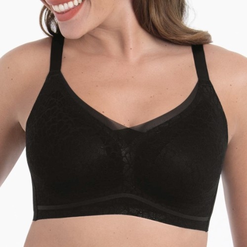 Anita Essential noir soutien-gorge sans armatures en dentelle
