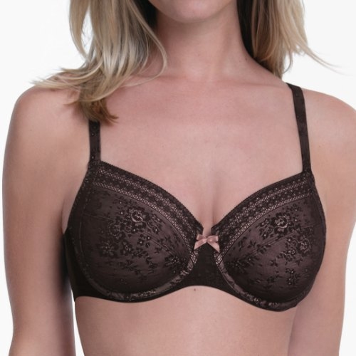Rosa Faia Fleur chocolate soutien-gorge sans forme