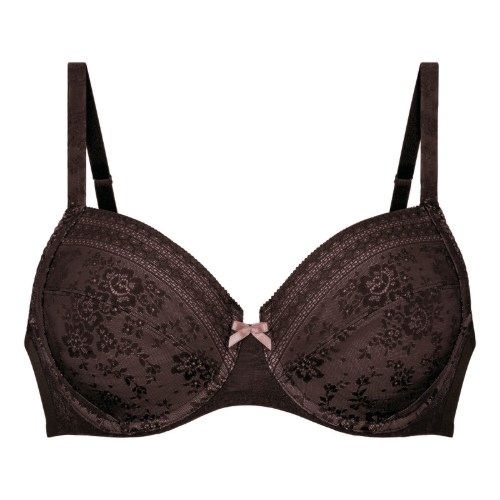 Rosa Faia Fleur chocolate soutien-gorge sans forme